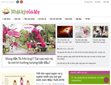 Tablet Screenshot of nhatkycuame.net